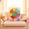 DIY Colorful Bean-shaped House jigsaw puzzle toy set, trendy handmade and educational gift details Picture